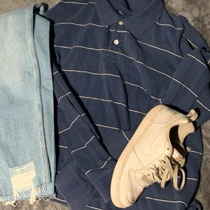 Crew neck shirt oversized